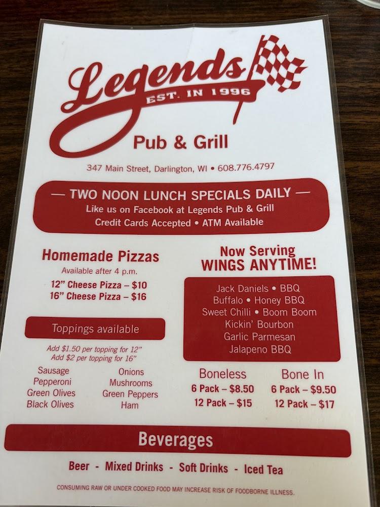 Legends Pub & Grill Cheeseburger