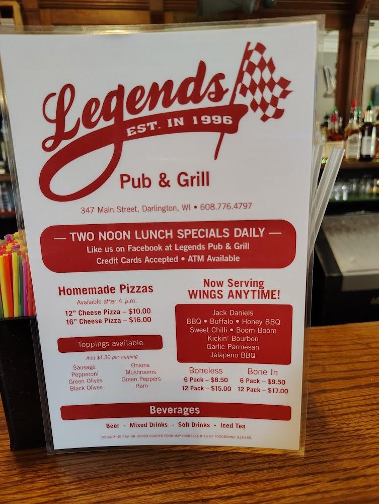 Legends Pub & Grill Menu image 4
